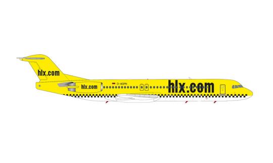 Herpa Wings 1:200 Fokker 100 Hapag-Lloyd Express 