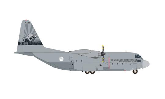 Herpa Wings 1:200 Lockheed C-130 RNLAF 336 sqd 25 Years 571296 