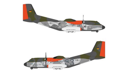 Herpa Wings 1:200 Lockheed C-160 Luftwaffe Transall LTG63 Br 