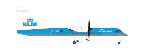 Herpa Wings 1:200 ATR-42-300 KLM Exel 571654 