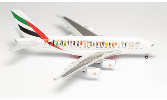 Herpa Wings 1:200 Airbus A380 Emirates Year of Tolerance 571692 
