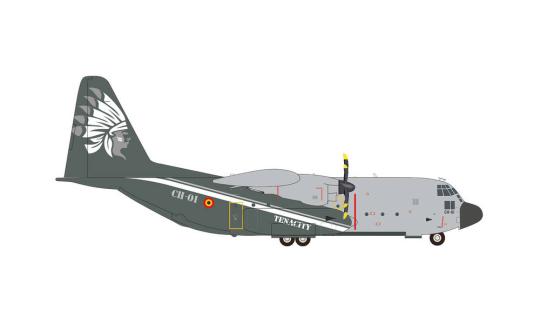 Herpa Wings 1:200 Lockheed C-130 Belgian Air C Melsbroek 