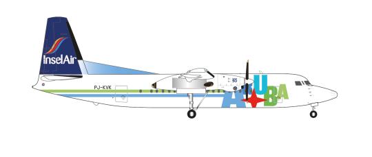 Herpa Wings 1:200 Fokker 50 Insel Air 