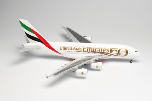 Herpa Wings 1:200 Airbus A380 Emirates UAE 50th Anniv 