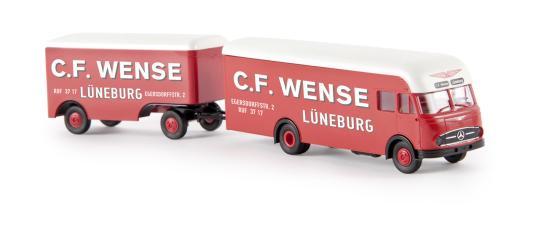 Brekina LKW MB LP 322 Möbelzug C.F. Wense 