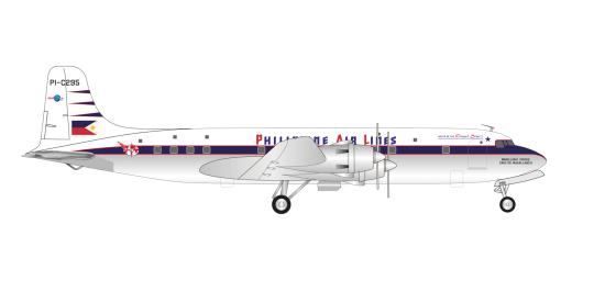 Herpa Wings 1:200 DC-6B Philippine Airlines 572545 