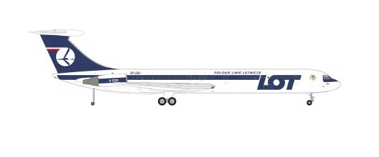 Herpa Wings 1:200 Ilyushin IL-62M LOT Wladyslaw Sikorski 572682 