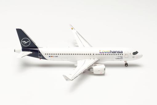 Herpa Wings 1:200 Airbus A 320 neo Lufthansa Lovehansa 572743 