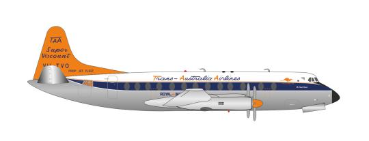 Herpa Wings 1:200 Vickers Viscount 800 TAA Trans Australian 