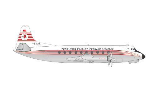 Herpa Wings 1:200 Vickers Viscount 700 Turkish Airlines 572866 