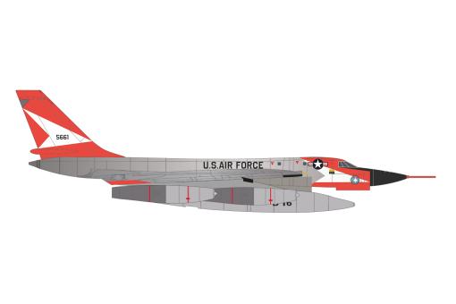 Herpa Wings 1:200 Convair B-58A Hustler USAF Test Force Mach 