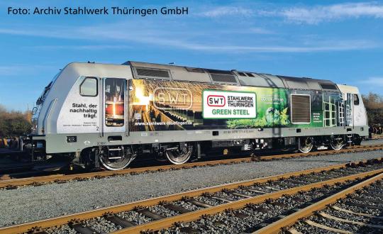 PIKO ~Diesellok Traxx Stahlwerk Thüringen VI + PluX22 Dec.  57345 