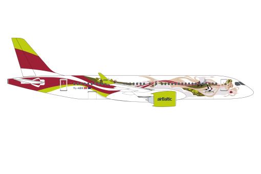 Herpa Wings 1:200 Airbus A 220-300 airBaltic 50th A220 