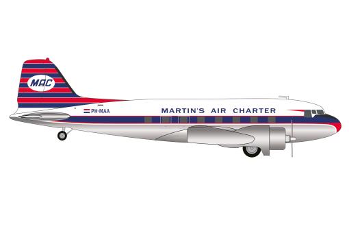 Herpa Wings 1:200 Douglas DC-3 Martins Air Charter 573566 