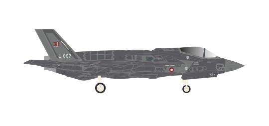 Herpa Wings 1:200 Lockheed F-35A Danish AF Esk 727 573597 
