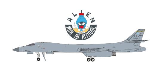 Herpa Wings 1:200 B-1B Lancer USAF 37th BS Alien 