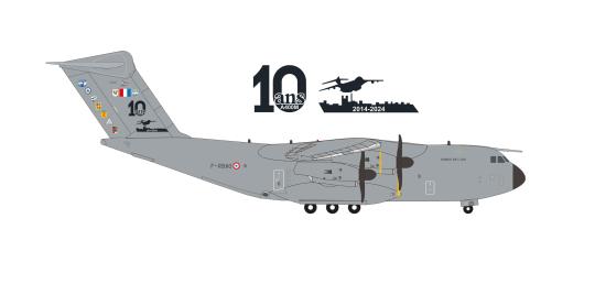 Herpa Wings 1:200 Airbus A400M French Air Force 1/61 -10 Yea 