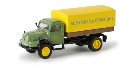 Brekina Steyr 480 Pritsche/Plane Schenker Linz (A) 