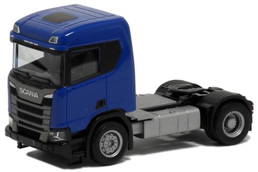 Herpa LKW Scania CR XT ND Bau-SZM 2achs, blau 