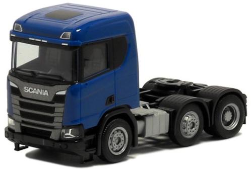 Herpa LKW Scania CR 20 ND SZM 3achs blau 