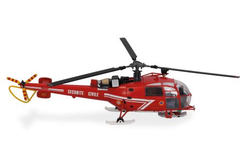 Herpa Wings 1:72 Sud Aviation SA 316 Alouette III Sécurité Civile 580847 