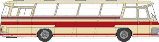 Brekina Reisebus Neoplan NS 12 elfenbein/rot 58231 