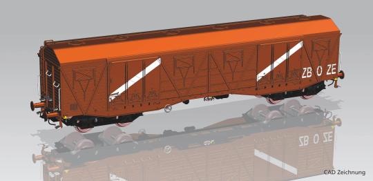 PIKO 2er Set ged. Güterwagen 401Ka Gags-tx PKP Ep.IV 58233 