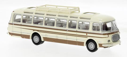 Brekina Überlandbus Skoda 706 RTO Lux, beige/braun 