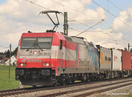 Piko ~E-Lok/Sound BR 185.2 Grenzenlos RheinCargo VI + 8pol. Dec. 59066 