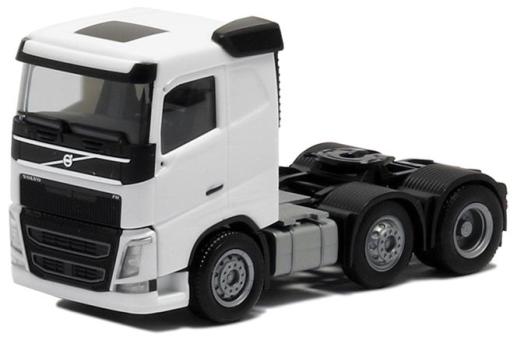 Herpa LKW Volvo FH4 Flachdach SZM 3achs weiß 