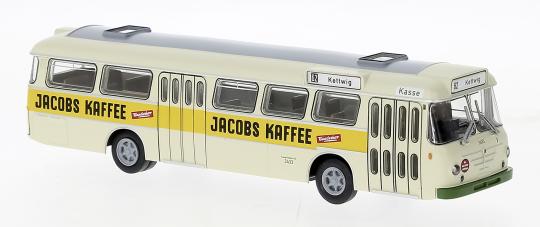 Brekina Überlandbus Büssing Senator Jacobs Kaffe aus Essen 