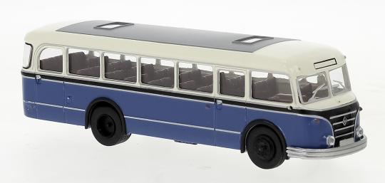 Brekina Stadtbus IFA H 6 B weiss, blau, 1953, 