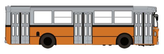 Brekina Stadtbus Fiat Bus 418 zweifarbig (I) 