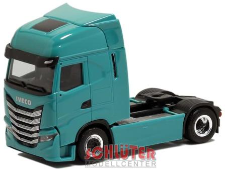 Herpa LKW Iveco S-Way SZM türkis 