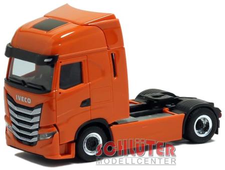 Herpa LKW Iveco S-Way SZM rotorange 