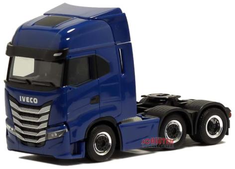Herpa LKW Iveco S-Way SZM 3a enzianblau 