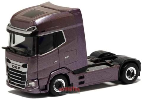 Herpa LKW DAF XG+ SZM pearl brombeer metallic 