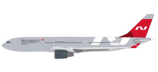 Herpa Snap Wings 1:200 Airbus A330-200 Nordwind Airlines 612012 