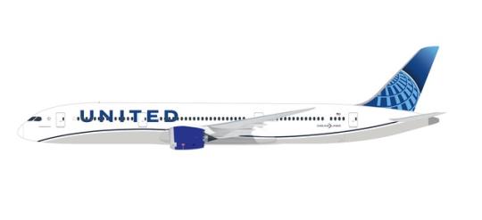 Herpa Snap Wings 1:200 Boeing 787-9 United Airlines 612548 