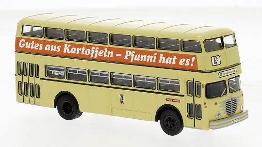 Brekina Stadtbus Büssing D2U Pfanni BVG  61255 