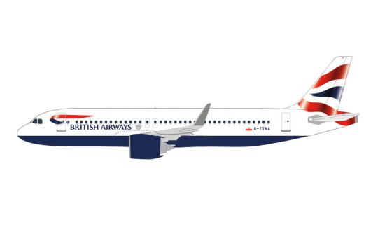Herpa Snap Wings 1:200 Airbus A 320neo British Airways 612746 