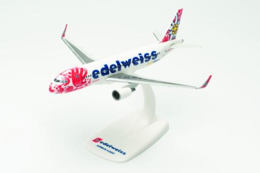 Herpa Snap Wings 1:200 Airbus A 320 Edelweiss Help Alliance 613712 