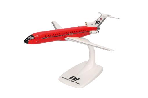 Herpa Snap Wings 1:200 Boeing 727-200 Braniff solid red 613996 