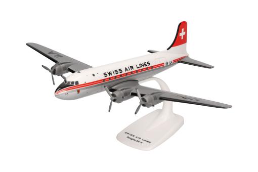 Herpa Snap Wings 1:125 DC-4 Swiss Int. Air Lines 