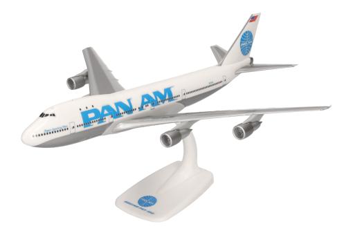 Herpa Snap Wings 1:250 Boeing 747-100 Pan Am 614153 