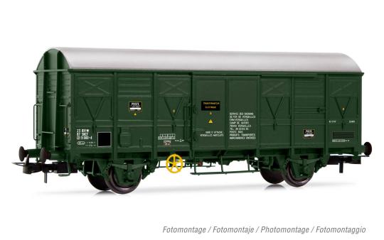 Jouef 2achsiger ged. Güterwagen G 4 Militär, olivgrün, SNCF, Ep. IV-V 6215_HJ 