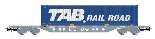 Jouef F, Sgnss mit 45`Cont. TAB RAIL ROAD, Ep. V HJ6262 