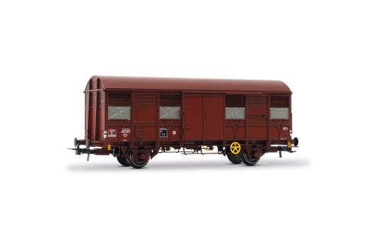 Jouef 2-achs. Gedeckter Wagen K4, mit roten Schlusslichtern, Ep. III SNCF 