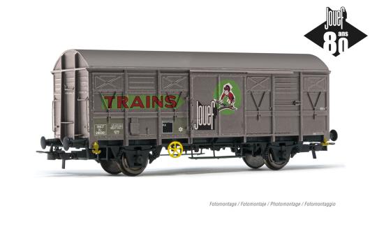 Jouef 2-achsiger gedeckter Güterwagen, SNCF Jubiläumswagen 8 