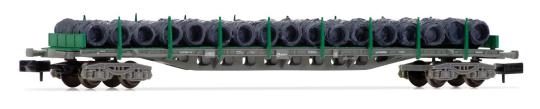 Arnold 4-achs. Containerwagen Rgs, grün-grau RENFE mit Draht 